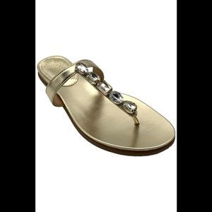 Vince Camuto Women's Eryntie Jeweled Sandal Gold - Medium